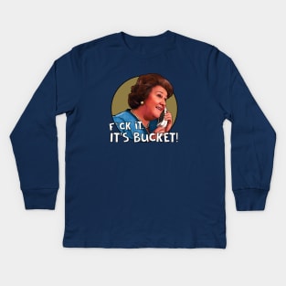 Hyacinth Bucket is no longer keeping up appearances Kids Long Sleeve T-Shirt